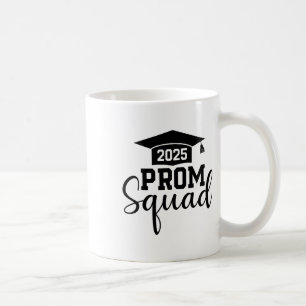 Taza De Café Prom Squad 2025 Graduado Graduado Graduado Cl De 2