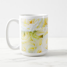 Taza de café Promesa del jardín de rosas