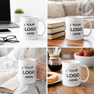 Taza De Café Promoción de Marca de Logotipo Empresarial