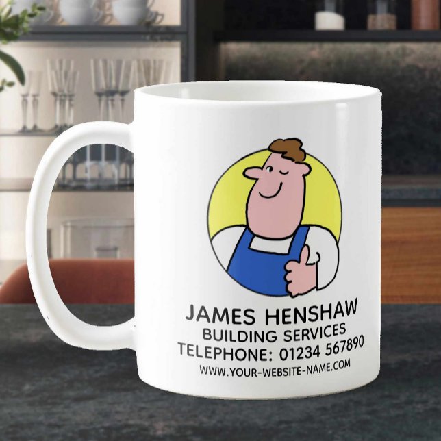 Taza De Café Promoción de servicios de construcción (Subido por el creador)