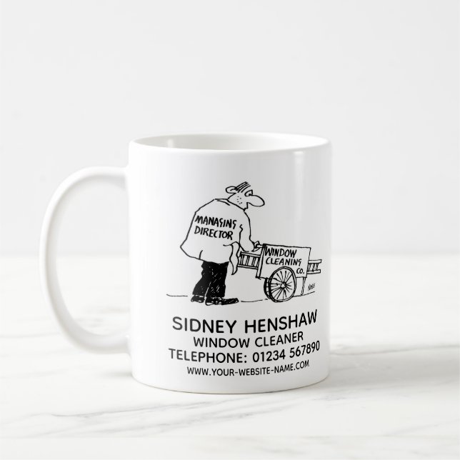 Taza De Café Promoción del limpiador de ventanas (Izquierda)
