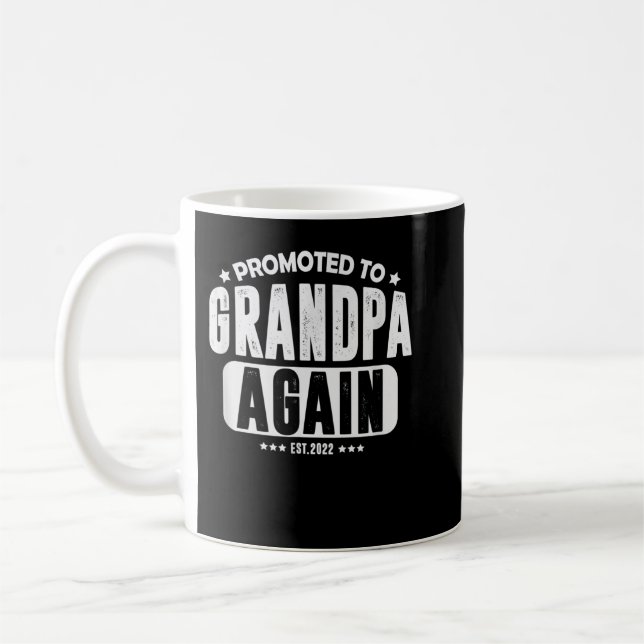 Taza De Café Promocionada al abuelo de nuevo 2022, Invitación d (Izquierda)