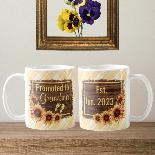 Taza De Café Promocionado A La Abuela Mug De Girasol (Subido por el creador)