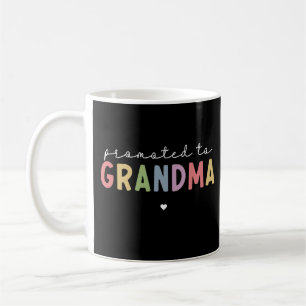 Taza De Café Promocionado a la abuela Nueva Abuela para ser reg