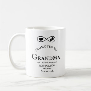 Taza De Café Promocionado a la Invitación de embarazo de GrandM