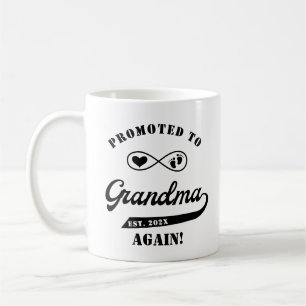 Taza De Café Promocionado a la Invitación de embarazo en GrandM