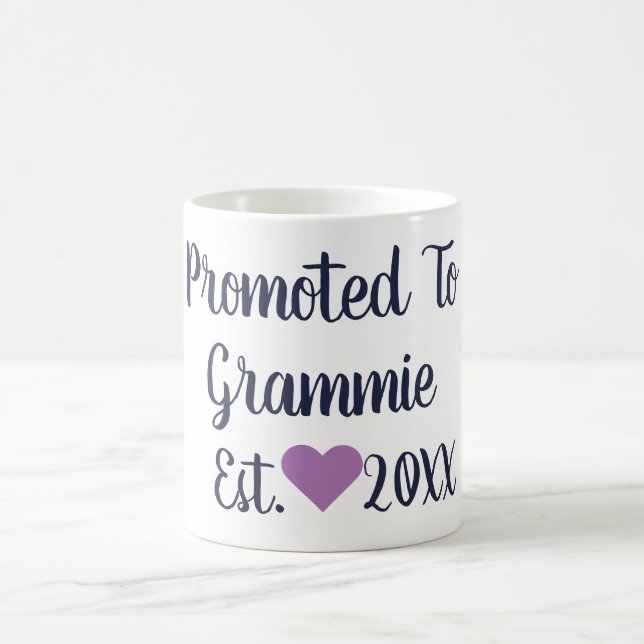 Taza De Café Promocionado A La Marina Grammie Y Mug Púrpura (Centro)