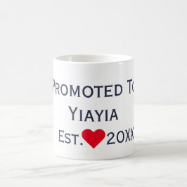 Taza De Café Promocionado A La Marina Yiayia Y La Mug Rosa