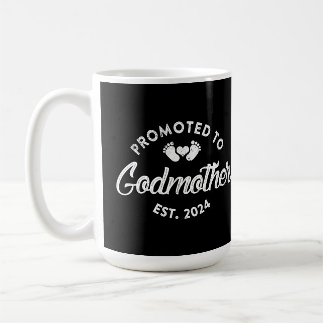 Taza De Café Promocionado A Madrina Este 2024 Gracioso Regalo D (Izquierda)