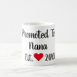 Taza De Café Promocionado A Nana Black & Red Mug