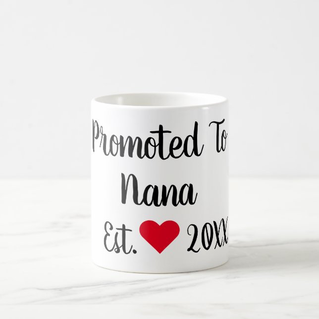 Taza De Café Promocionado A Nana Black & Red Mug (Centro)