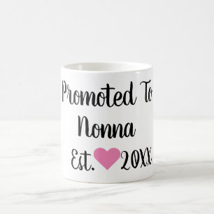 Taza De Café Promocionado A Nonna Black & Pink Mug