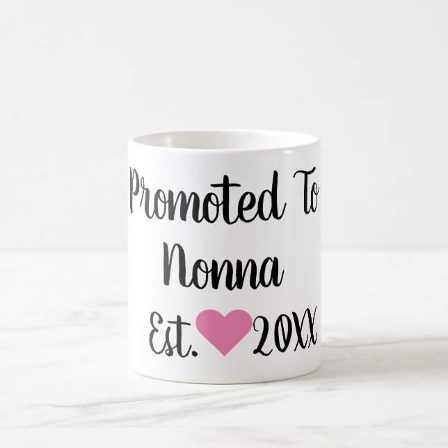 Taza De Café Promocionado A Nonna Black & Pink Mug (Centro)