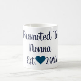 Taza De Café Promocionado A Nonna Navy Mug