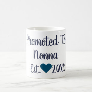 Taza De Café Promocionado A Nonna Navy Mug