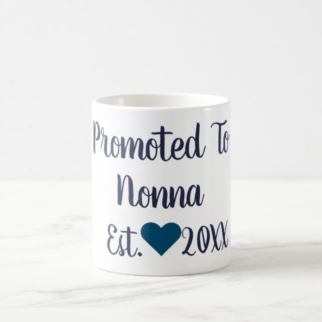 Taza De Café Promocionado A Nonna Navy Mug (Centro)