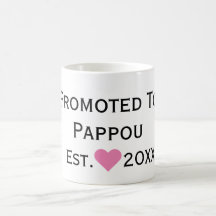Promocionado A Pappou Black & Pink Mug