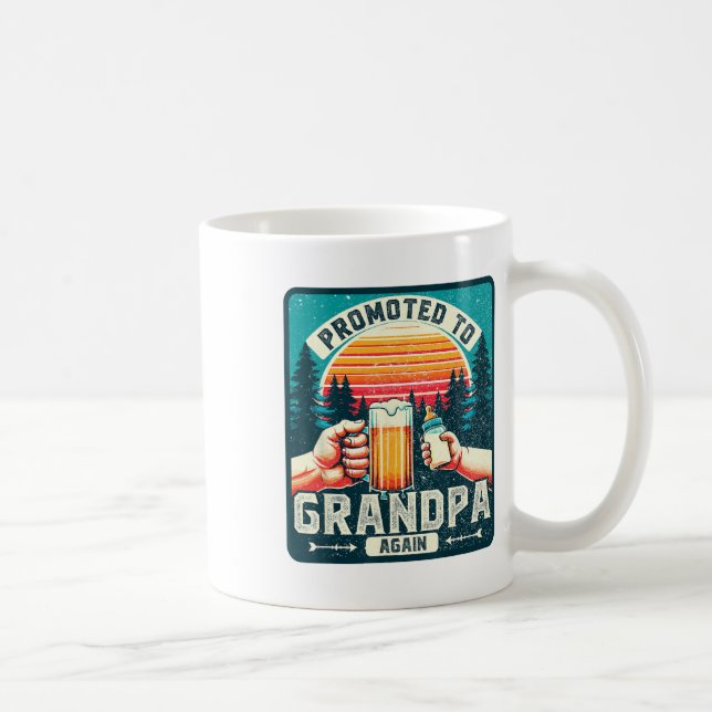 Taza De Café Promocionado al abuelo de nuevo (Derecha)