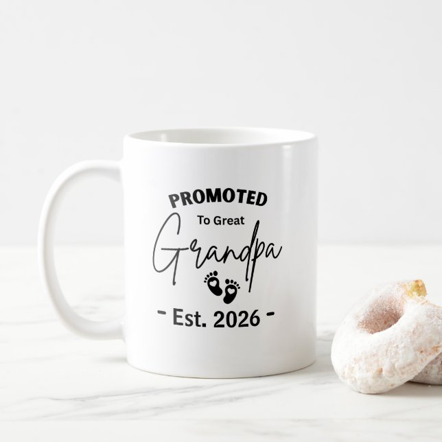 Taza De Café Promocionado Al Gran Abuelo Para El Este De 2026 (Con donut)