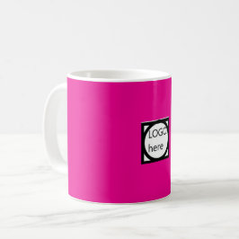 Taza de café promocional con tu LOGO! Morado