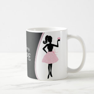 Taza de café promocional de la panadería