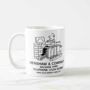 Taza de café promocional para negocio de patio de