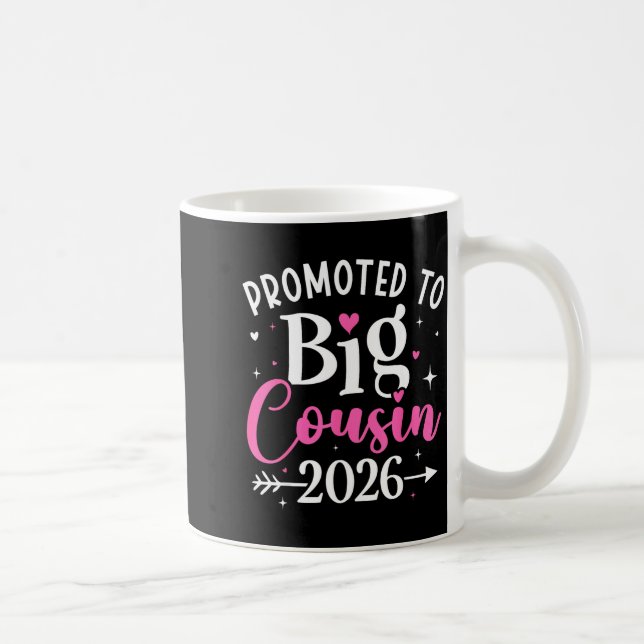 Taza De Café Promoted To Big Cousin 2026 Cousin Baby Announceme (Derecha)