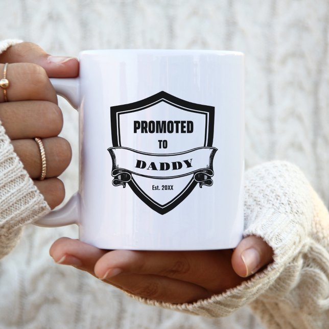 Taza De Café Promoted to Daddy (Subido por el creador)