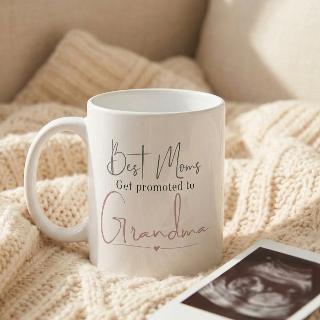 Taza De Café Promoted to Grandma Gift Pregnancy Announcement (Subido por el creador)