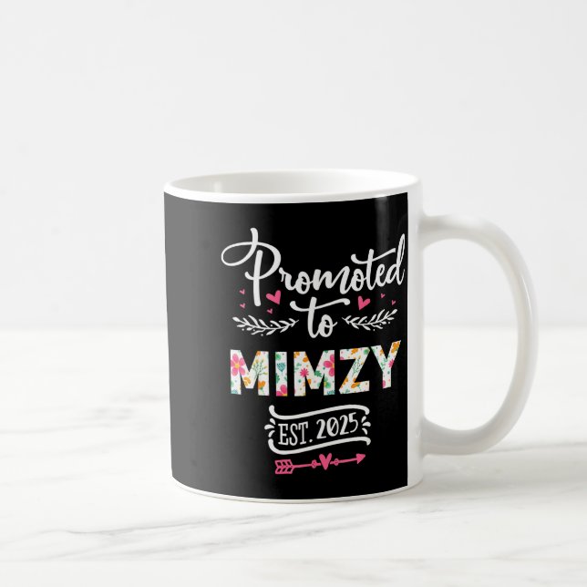 Taza De Café Promoted To Mimzy 2025 Cute Pregnancy Announcement (Derecha)
