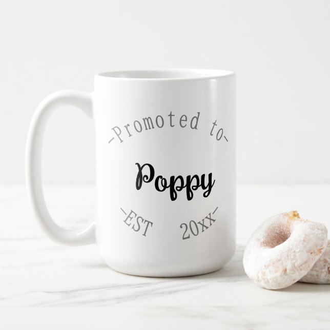 Taza De Café Promoted to Poppy (Con donut)