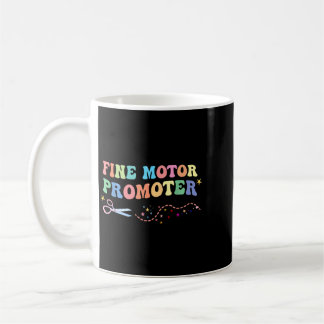 Taza De Café Promotor Motor Fino Retro Groovy Ocupacional