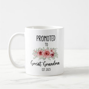 Taza De Café Promovida A La Gran Abuela Mug 2025, Gran Abuela