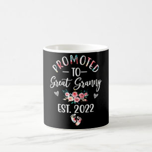 Taza De Café Promovido A Gran Abuela EST 2022
