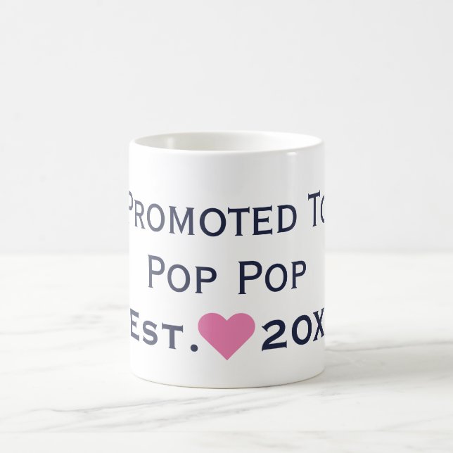 Taza De Café Promovido A La Armada Pop Y La Mug Rosa (Centro)