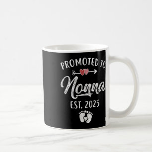 Taza De Café Promovido A Nonna Est 2025 Divertida Primera Madre