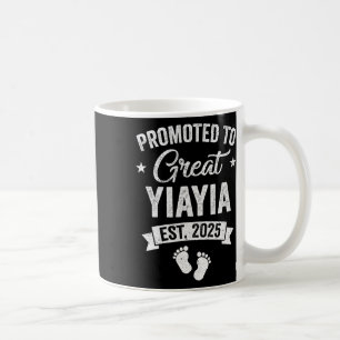 Taza De Café Promovido Al Gran Yiayia Est 2025 Embarazo Announ