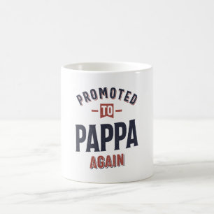 Taza De Café Promovido De Nuevo A Pappa   Abuelo padre