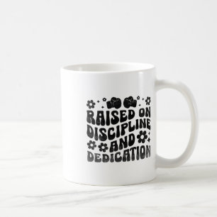 Taza De Café Promovido Sobre Disciplina Y Dedicación Deportes D