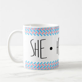 Taza De Café Pronombres Ella/Suya