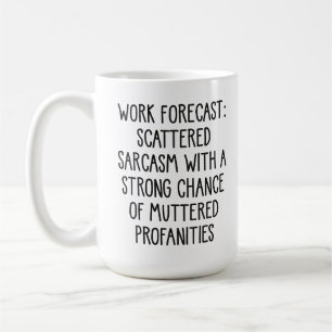 Taza De Café Pronóstico de Trabajo - Compañero de Trabajo Diver