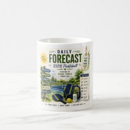 Taza De Café Pronóstico diario de vida de Pickleball