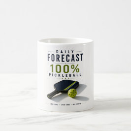 Taza De Café Pronóstico diario de vida de Pickleball