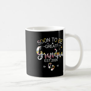 Taza De Café Pronto Será La Gran Abuela Día de la Madre 2026 Pr