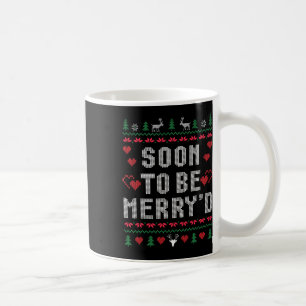 Taza De Café Pronto Serán Varios Navidades Comprometidos Pareja