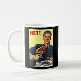 Taza De Café Propaganda soviética rusa de los vectores sin alco