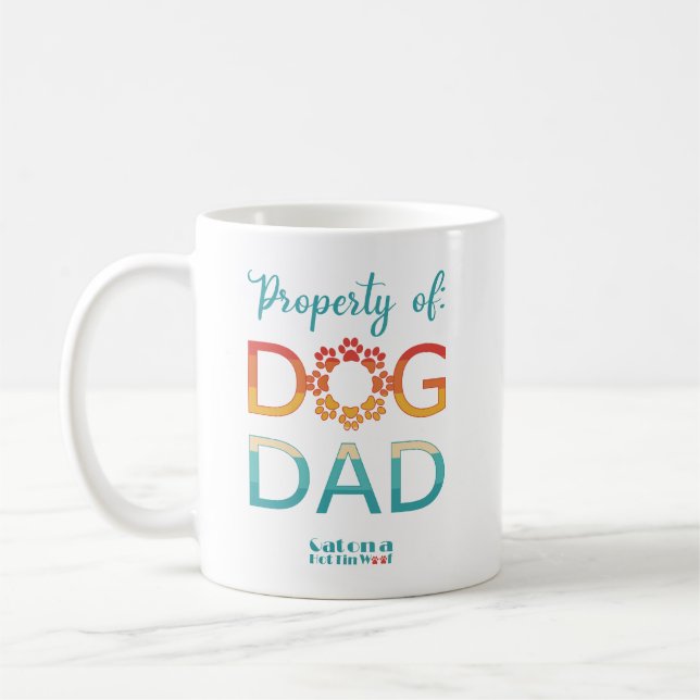 Taza De Café Propiedad de Dog Dad (Izquierda)