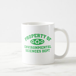 Taza De Café Propiedad De Las Ciencias Ambientales