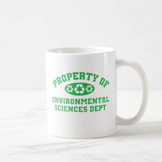 Taza De Café Propiedad De Las Ciencias Ambientales