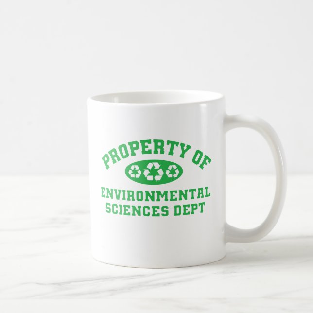 Taza De Café Propiedad De Las Ciencias Ambientales (Derecha)